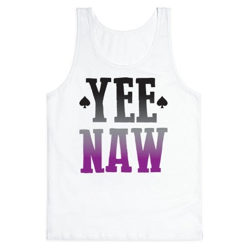 Yee Naw Asexual Pride Tank Top